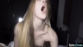 The cutest girl in the world gets fucked hard in her pussy
