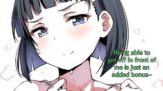 Sword Art Online hentai with Suguha Kirigaya in a steamy bath scene