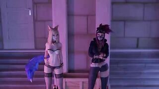 Cute girl Ahri comes to casting to show her charms