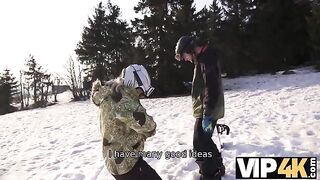 Skier picked up and fucked by a stranger