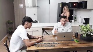 I fucked my step son in front of my husband, uncaught