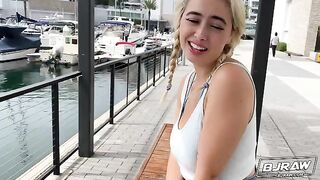Chloe Surreal receives a messy cumshot from a big cock on BJRaw