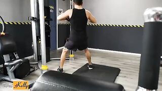 I was crushing on my fitness colleague, so we got intimate in the gym restroom