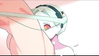 Compilation of Cyberpunk Edgerunners Hentai Animation featuring Rebecca and Lucy