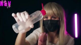 A nurse in a rubber suit will bring you to the clinic twice