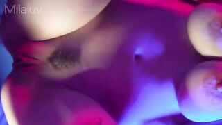 A man fucked tight pussy and cum inside and outside of it