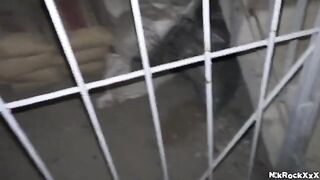 A stalker pushes a girl to have sex with him