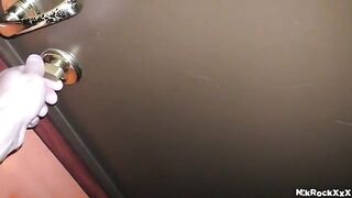 A stalker pushes a girl to have sex with him