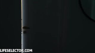 Step Sister surprises Brother with a squirt for the first time