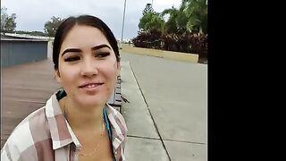 I picked up a slut in the park and fucked her without protection