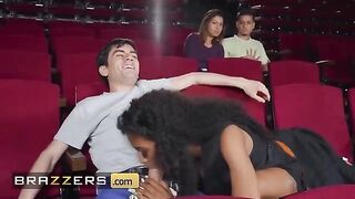 Tina Fire got her pussy smashed in the popcorn machine by Jordi El In a steamy scene