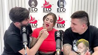 The interview with Elo Podcast ended in a messy, intimate encounter with Sara Blonde
