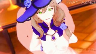 Genshin Impact anime porn compilation with Lisa and Eula
