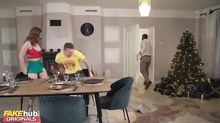 The Thanksgiving dinner with a kinky twist turns really hot