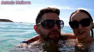 A blonde girl was picked up at the Australian beach and fucked hard
