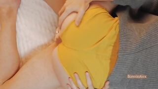 One outfit, two passionate people enjoying each other, a true romantic encounter