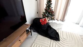A parcel was delivered to the house and a surprise awaited inside