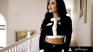 Bella Rolland's mistress Bunny Colby caught her in a steamy scene