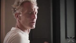 The bad girl is getting cuddled and fucked by step-daddy