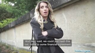 French teacher shows what French girls can do for cash in this steamy Public Agent clip