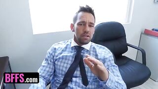 Office sluts Sami, Sarah, and Danni getting fucked hard