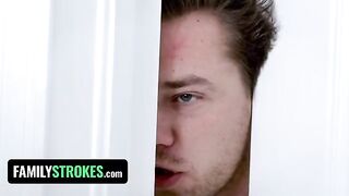 Two free use blondies get fucked by a mad scientist in a taboo threesome