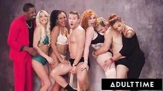 A sexy Christmas orgy with stunning stars, including Kenna James, who’s always a unicorn on screen
