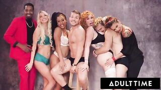 A sexy Christmas orgy with stunning stars, including Kenna James, who’s always a unicorn on screen