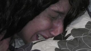 A woman receives a messy hot load on her ass