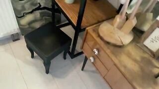 The cute girl swallows all the sperm without exception