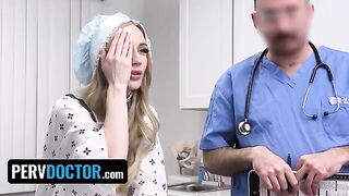 The religious teen Emma Starletto gets examined after the intense encounter
