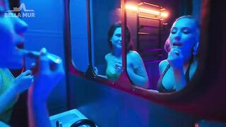 A hot girl was picked up in the toilet of a night club and fucked