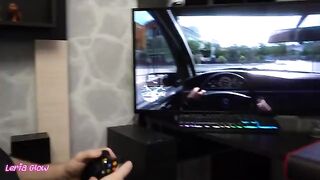I distracted my BF by fucking while he was playing, it worked perfect!