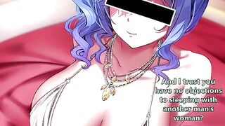 St. Louis is entertained by a richer man in this Joi hentai scene