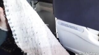 A stewardess gets banged by her pilot husband in the air
