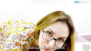 A stepmother helps her stepson with his problems, getting intimate