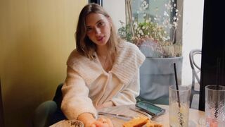 Romantic dinner turns into a steamy, passionate fuck session