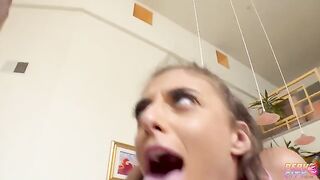 Gia Derza gets her pussy and ass gapped by huge cocks