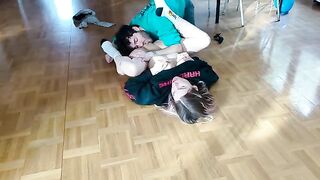 Horny GF gets fucked on the floor, squirts, and more