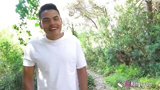 Korin with big ass agrees to sex on our outdoor date
