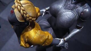 Ballerinas from Atomic Heart get fucked by futanari powers