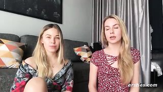 Amateur babes have an amazing lesbian sex, showcasing real passion and raw energy