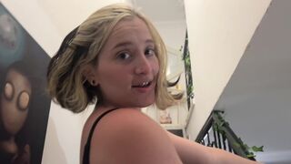 The homeowner prefers to receive a cock rather than money in exchange