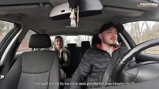 A hot girl got into the taxi and things got steamy