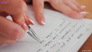 I squirted on my Spanish teacher, it was an unforgettable lesson