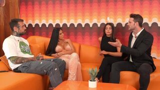 Tru Kait got her Latina ass plugged by two cocks in a wild scene