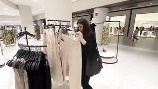 We almost got caught fucking in the fitting room, damn!