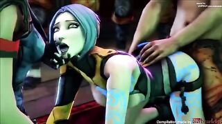 The best Borderlands animated porn compilation online