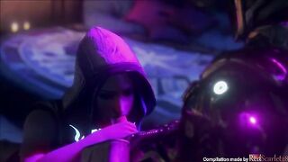 The best Borderlands animated porn compilation online