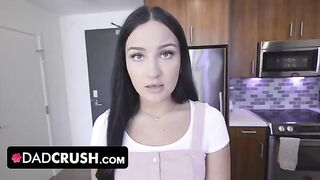 Pervert stepdad screwed innocent teen Mila Monet